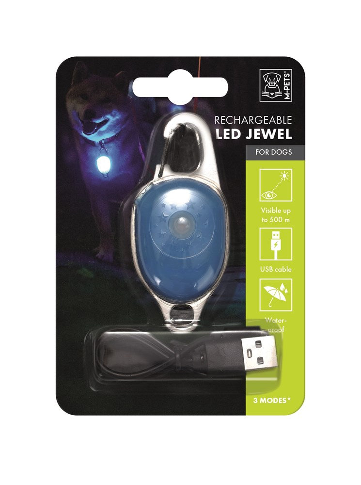 M-Pets Rechargeable LED Jewel For Dogs