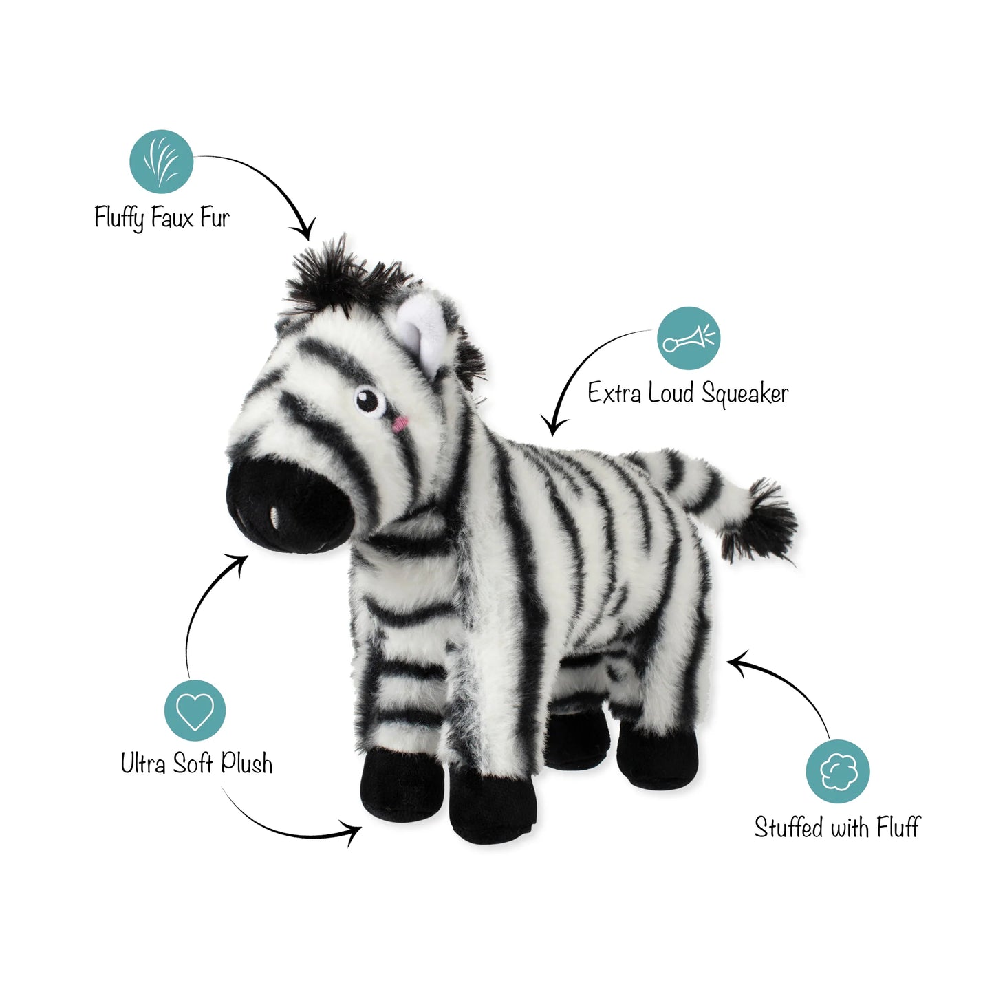 Fringe Studio "I'm Stripe Tacular" Plush Dog Toy