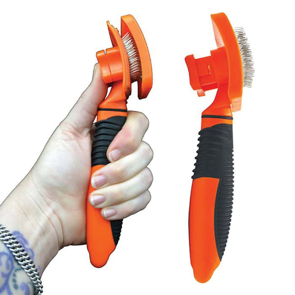 Scream- Self Cleaning Slicker Brush- Large