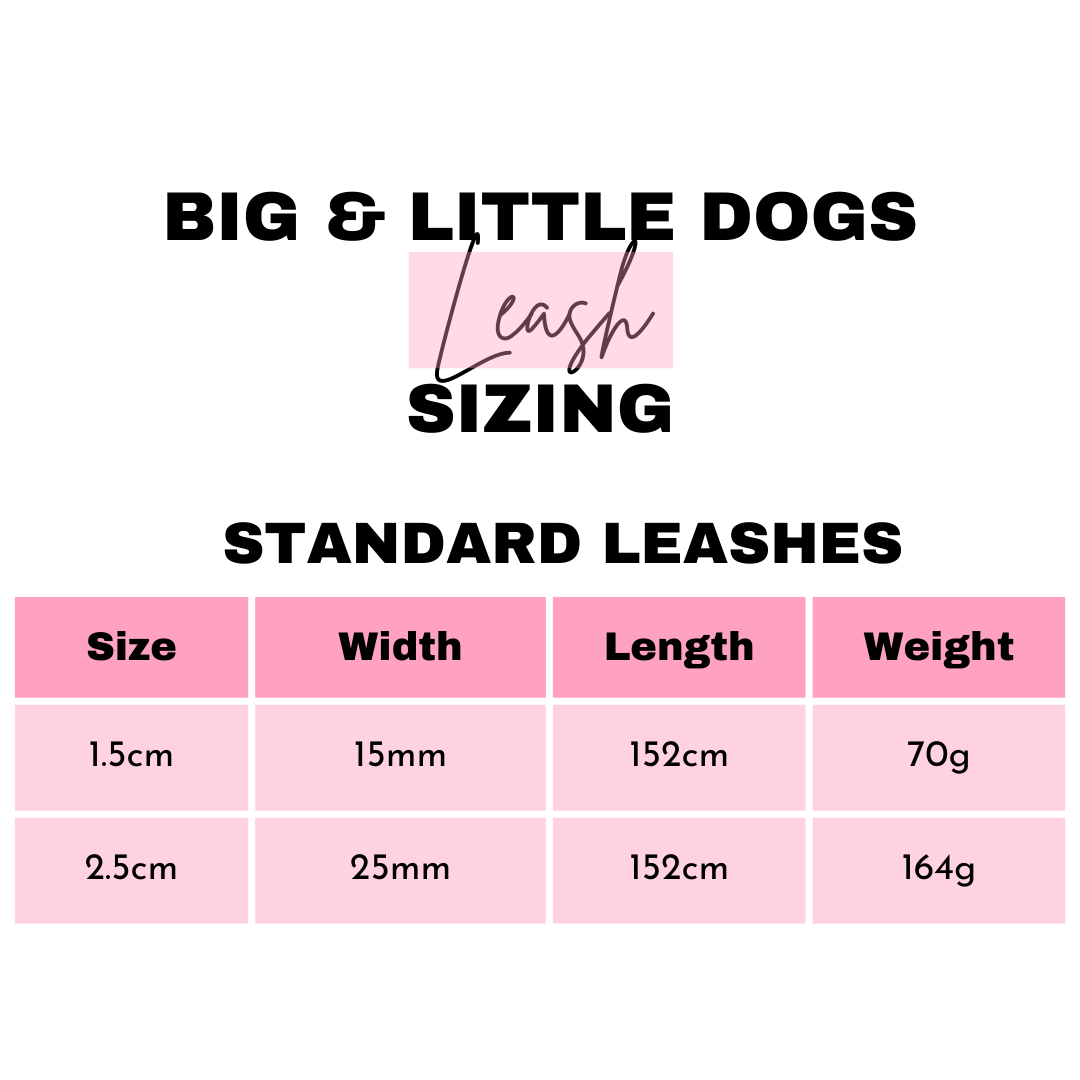Big and Little Dogs-DOG LEASH: Petal Paradise