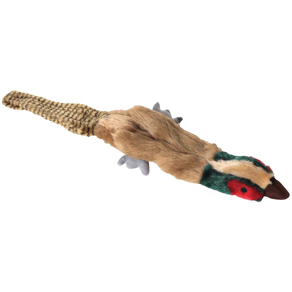 Multipet Empty Nesters No Stuffing Dog Toy-Pheasant