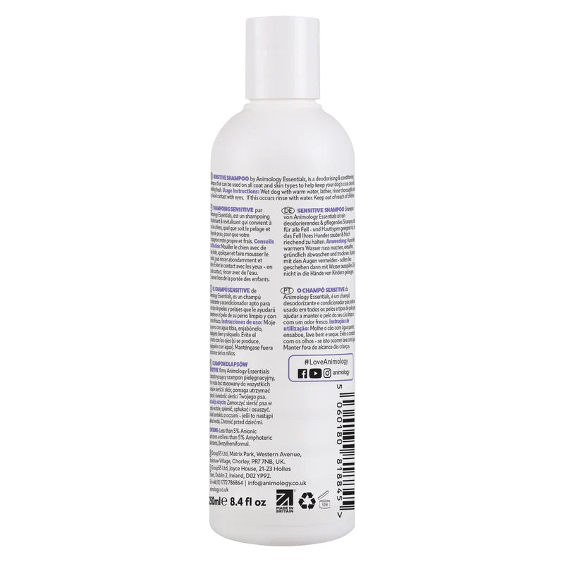 Animology Essentials- Sensitive Shampoo For Dogs