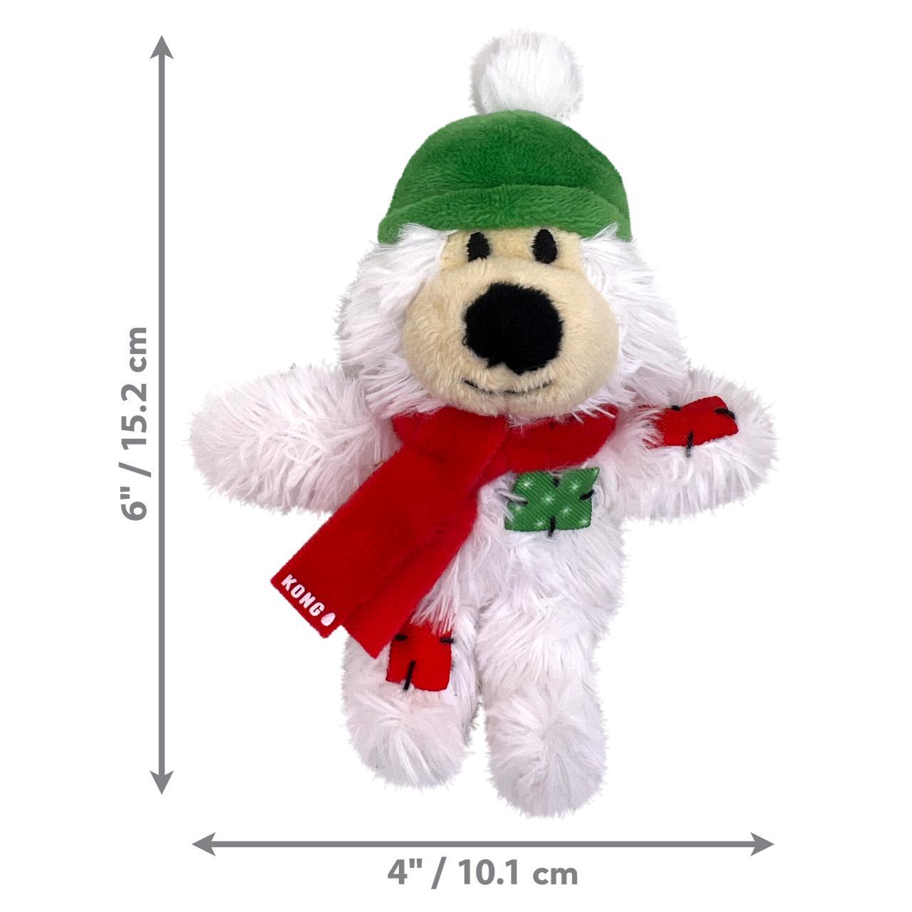 KONG Holiday Softies Bear Cat Toy Assorted