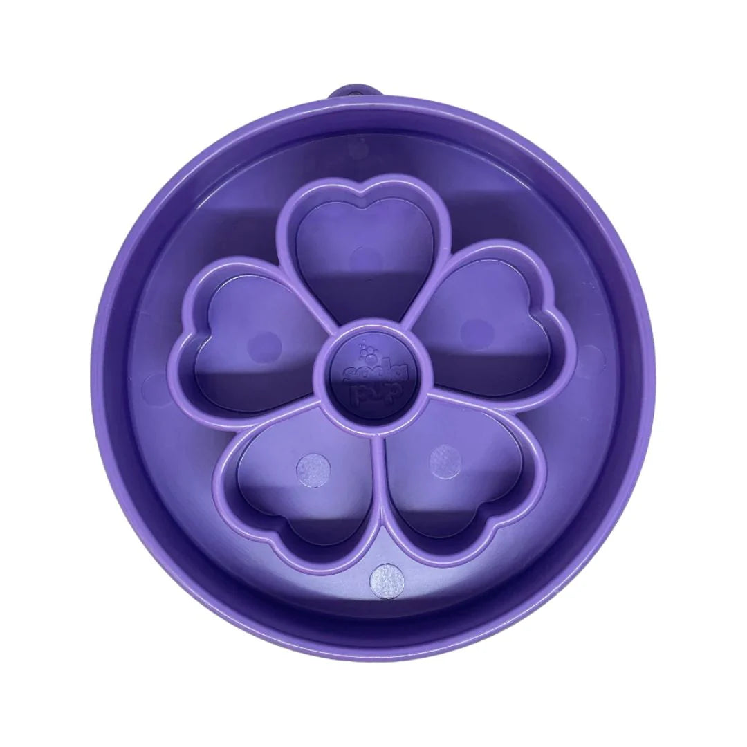 Sodapup Flower Design eBowl Slow Feeder Bowl For Dogs