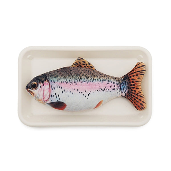 Rosewoods Jolly Moggy Catnip trout is perfect for Kicking and pouncing and is stuffed with Catnip.