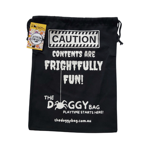 The Doggy Bag- Halloween Frightfully Fun Drawstring Bag