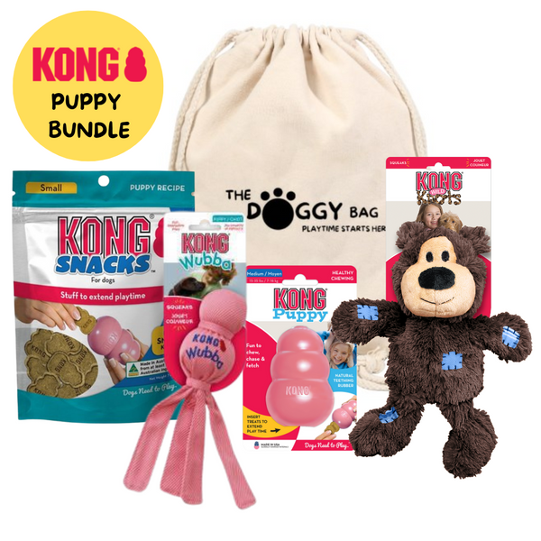KONG® Puppy Doggy Bag Bundle- SMALL