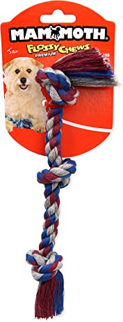 Mammoth flossy chew, rope chew toy for puppies and dogs.