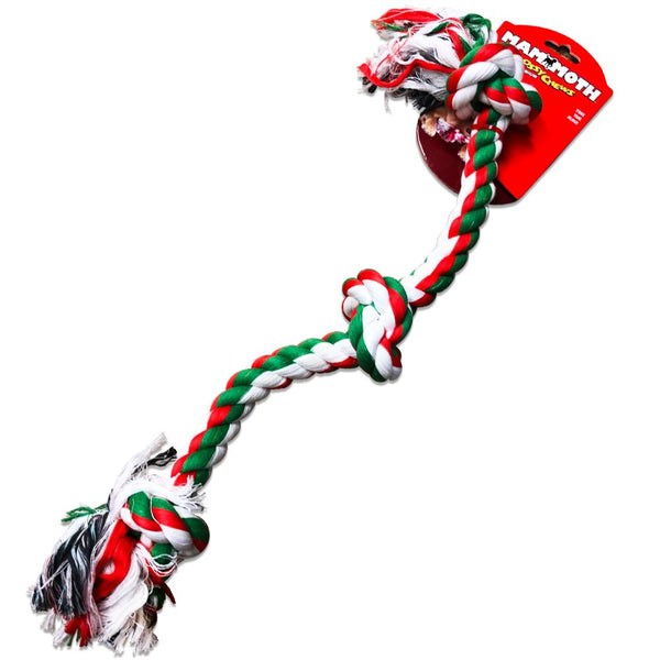 Mammoth flossy chew, rope chew toy for puppies and dogs.