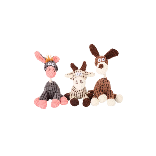 Plush Squeaky Donkey Dog Toy The Doggy Bag