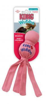 KONG Wubba Squeaky Crinkly toy for puppies. Boredom buster for dogs.