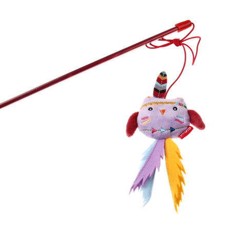 GiGwi Happy Indians Cat Wand Cat Toy.