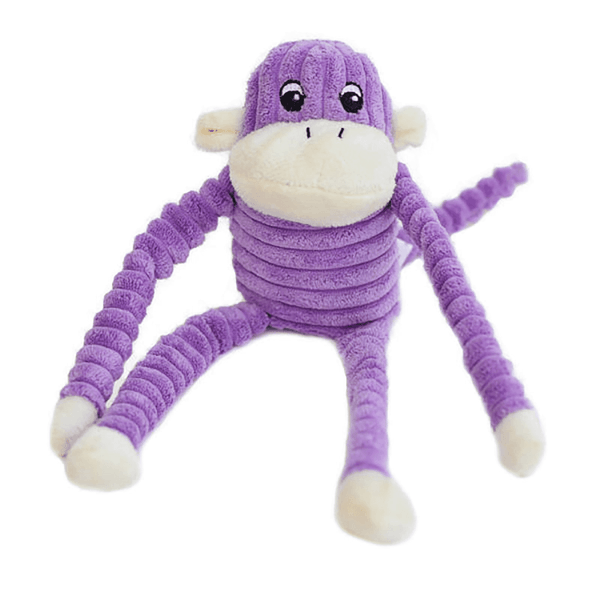 Spencer the monkey small by Zippy Paws.Crinkle squeaky Dog Toy.