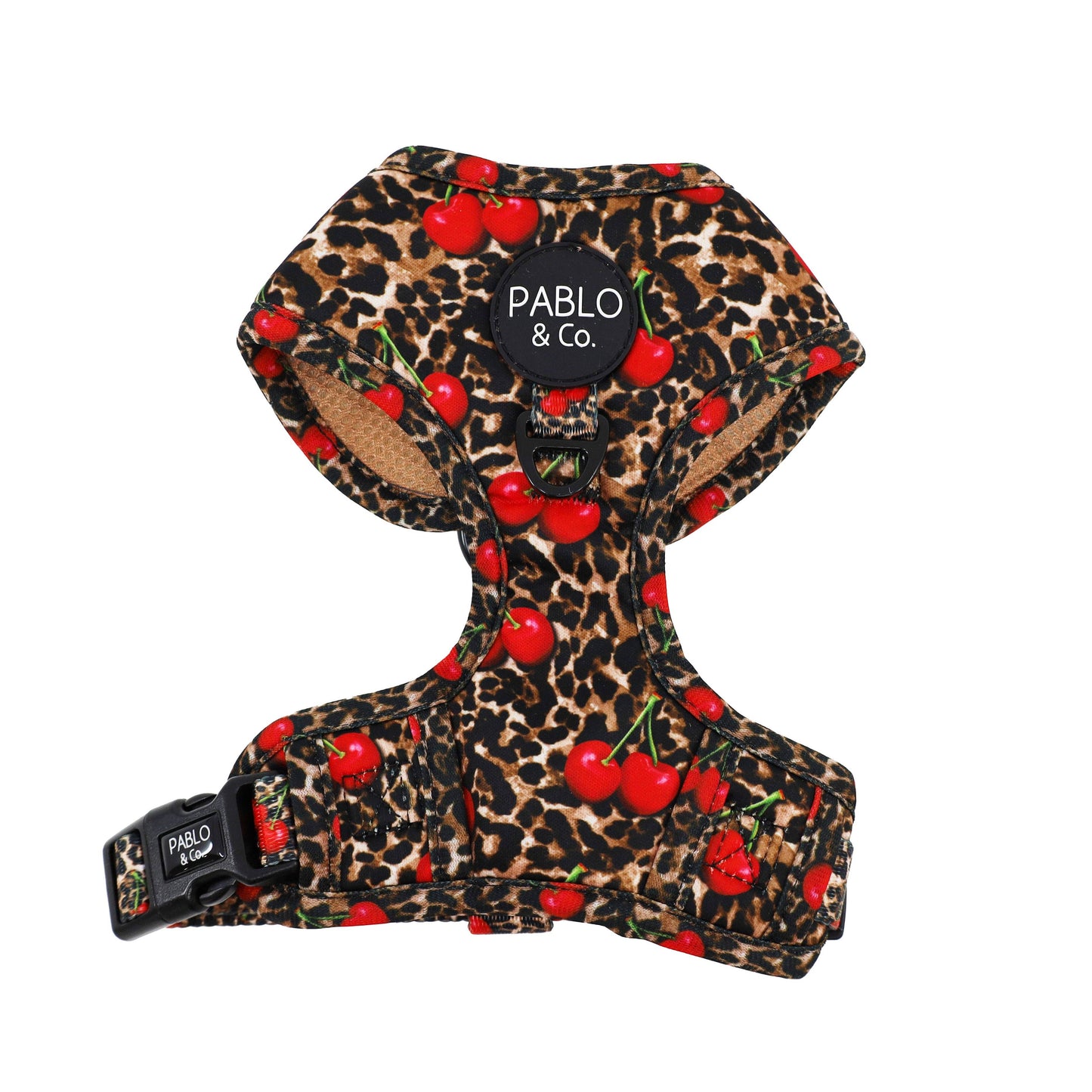 Pablo & Co-Leopard Cherries: Adjustable Harness
