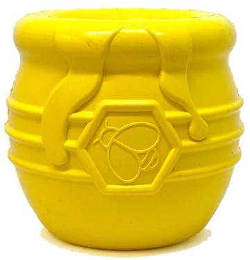 SodaPup Honey Pot Durable Treat Dispenser and Enrichment Toy.