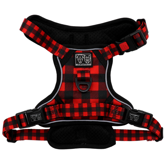 Big and Little Dogs-THE ALL-ROUNDER DOG HARNESS: Plaid to the Bone