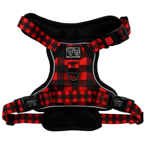 Big and Little Dogs-THE ALL-ROUNDER DOG HARNESS: Plaid to the Bone