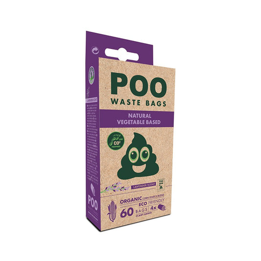Poo- Natural Vegetable Based Waste Bags- Lavender Scented