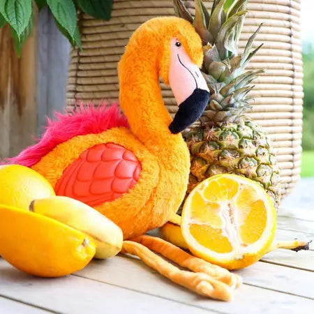 GiGwi Tropicana Flamingo Large Squeaky Dog Toy