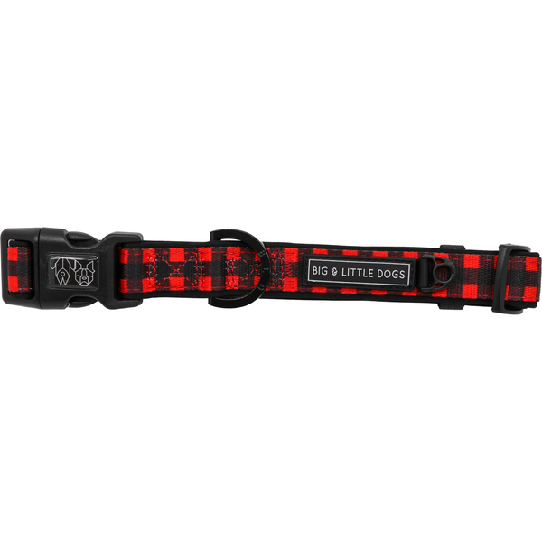 Big and Little Dogs- DOG COLLAR & BOW TIE: Plaid to the Bone