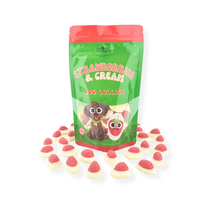 Doggytopia Strawberries And Cream Dog Treats