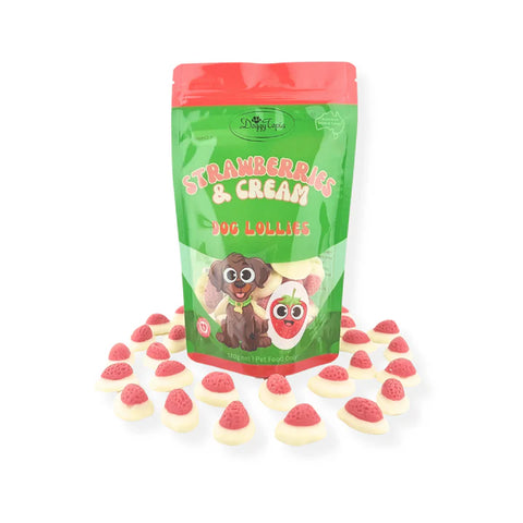 Doggytopia Strawberries And Cream Dog Treats