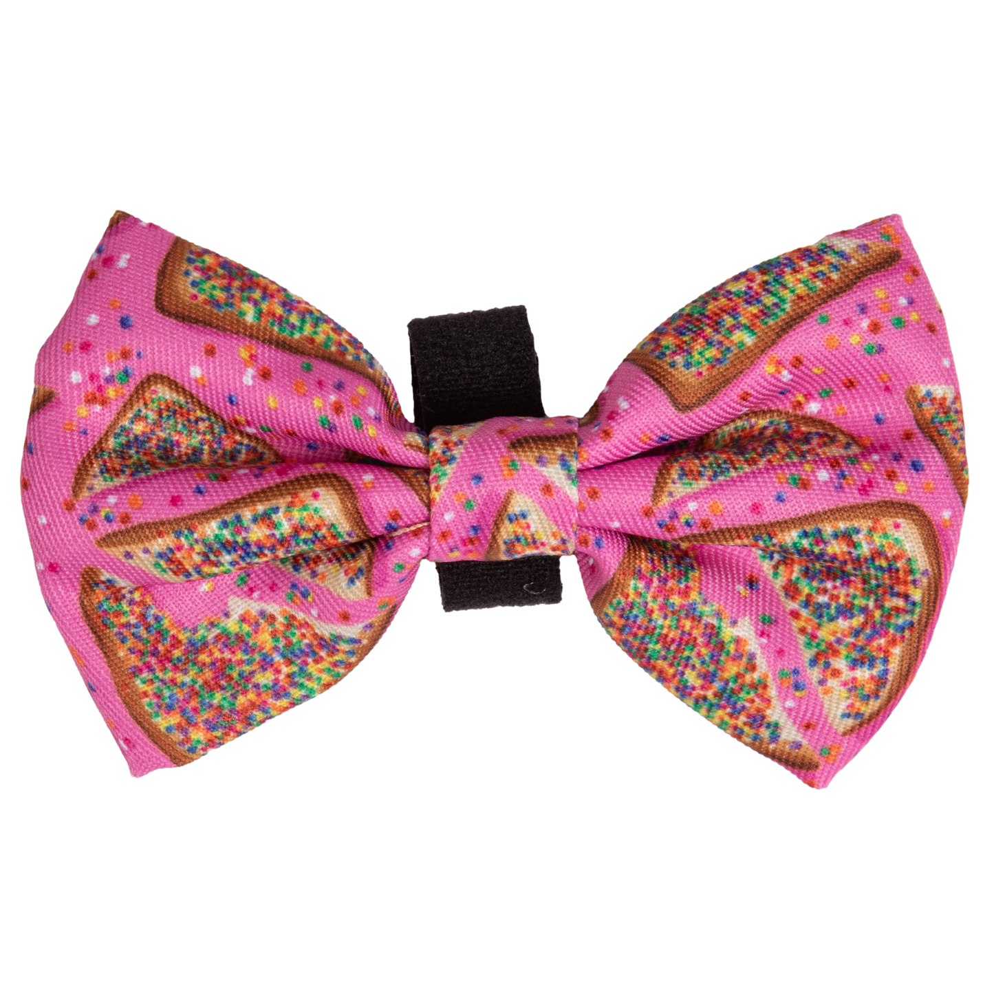 Big And Little Dogs-DOG COLLAR & BOW TIE: Pink Fairy Bread