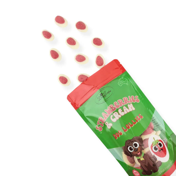 Doggytopia Strawberries And Cream Dog Treats
