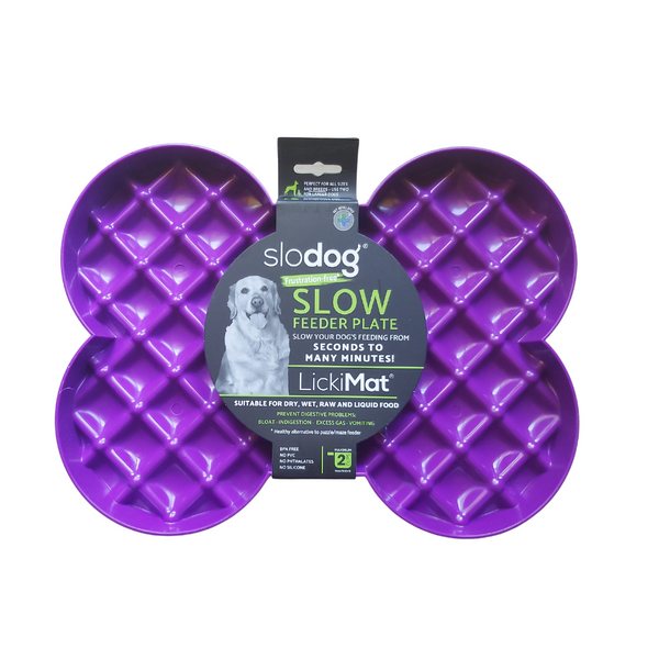 LickiMat SloDog Slow Feeder Plate- Large