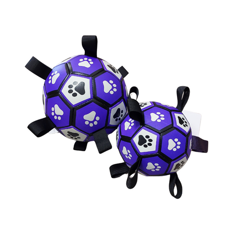 Soccer Ball With Tabs-Purple