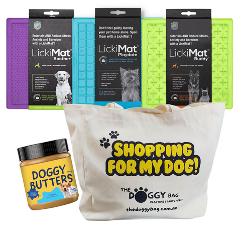 "Licks Get It Started" Lick Mat Starter Bundle For Dogs and Puppies ORIGINAL