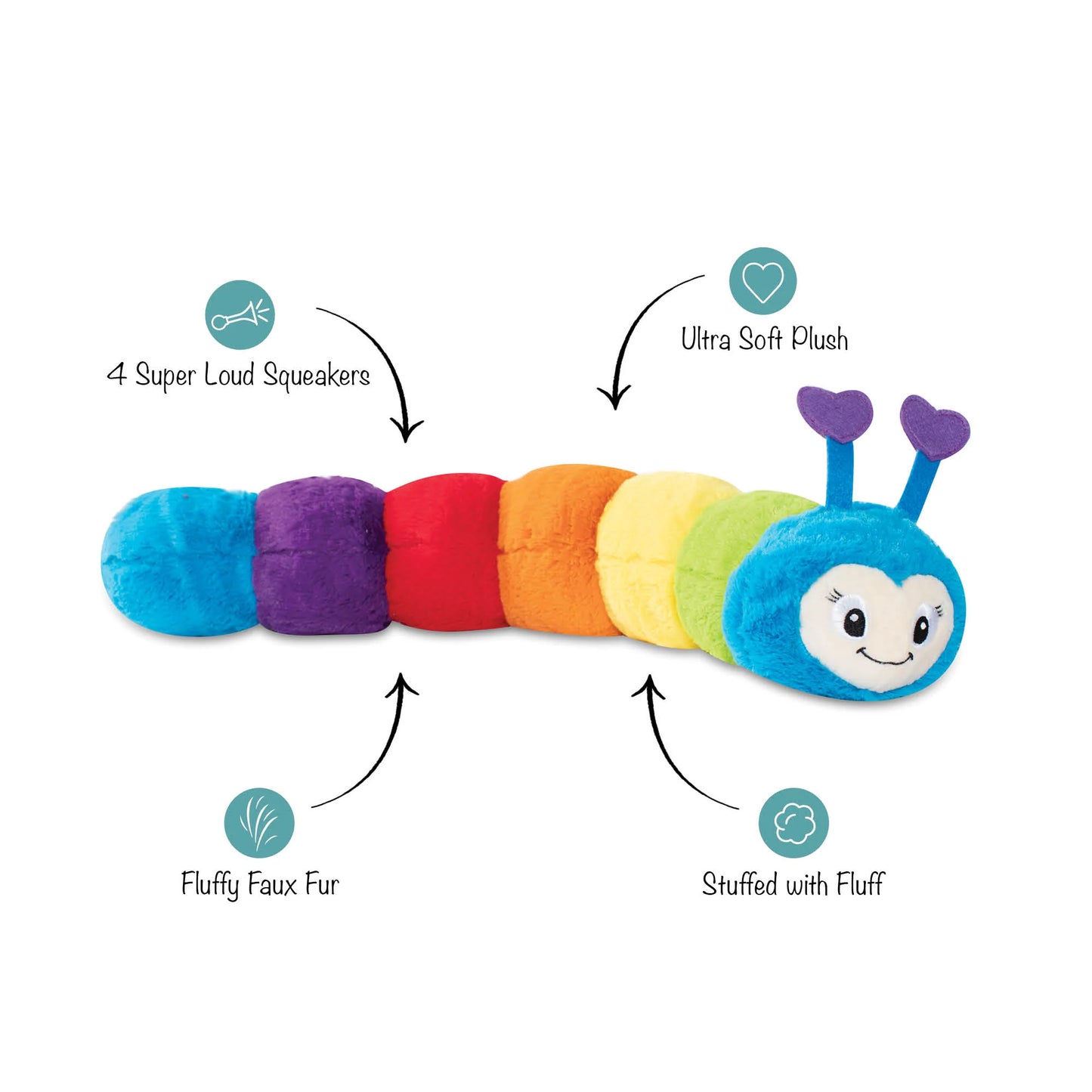 Fringe Studio "Don't Bug Me" Plush Dog Toy