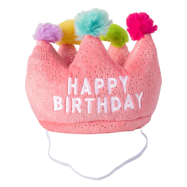 Fringe Studio "If The Crown Fits" Birthday Hat And Plush Dog Toy