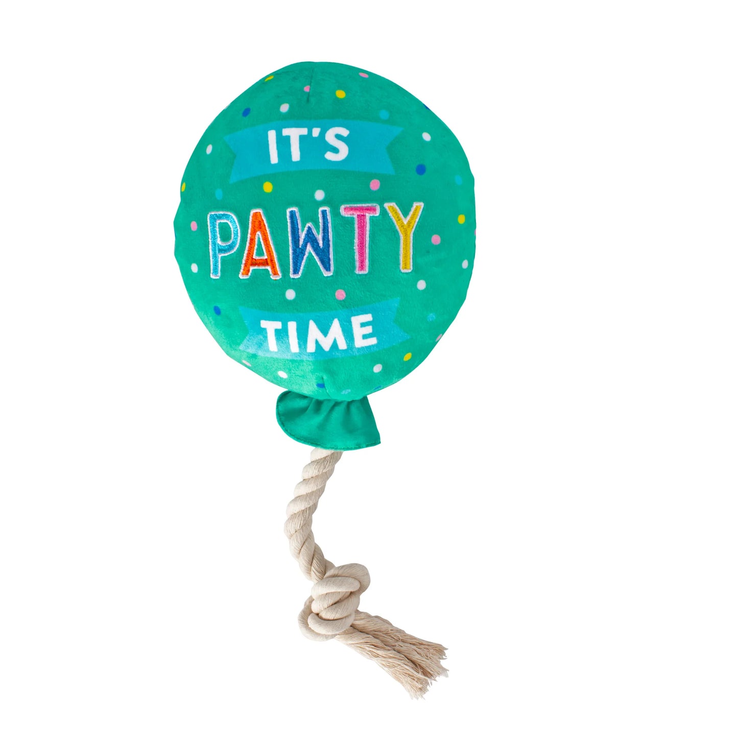 Fringe Studio "I Pawty You Pawty" Birthday Plush Dog Toy