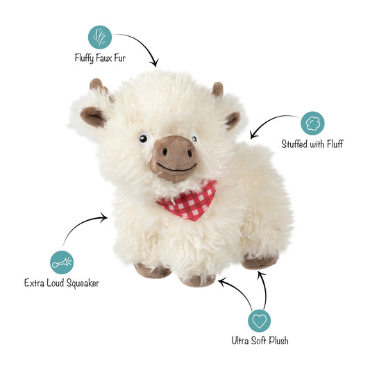 Fringe Studio "Hair Today, Cuddle Tomorrow" Plush Dog Toy