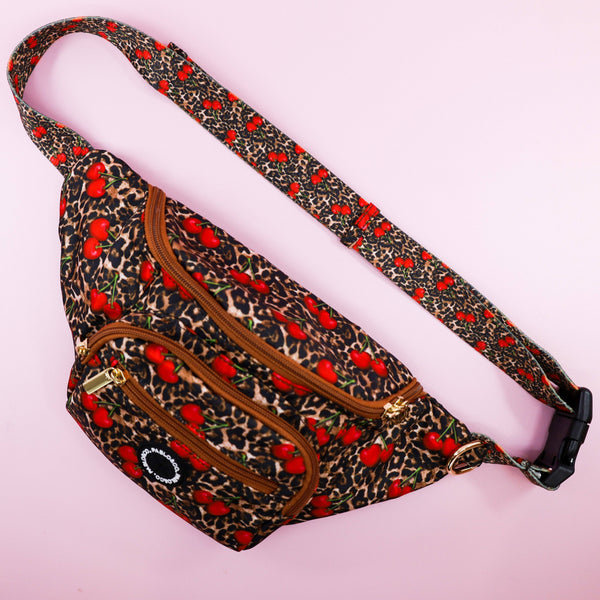 Pablo & Co- Leopard Cherries: The Ultimate Bumbag