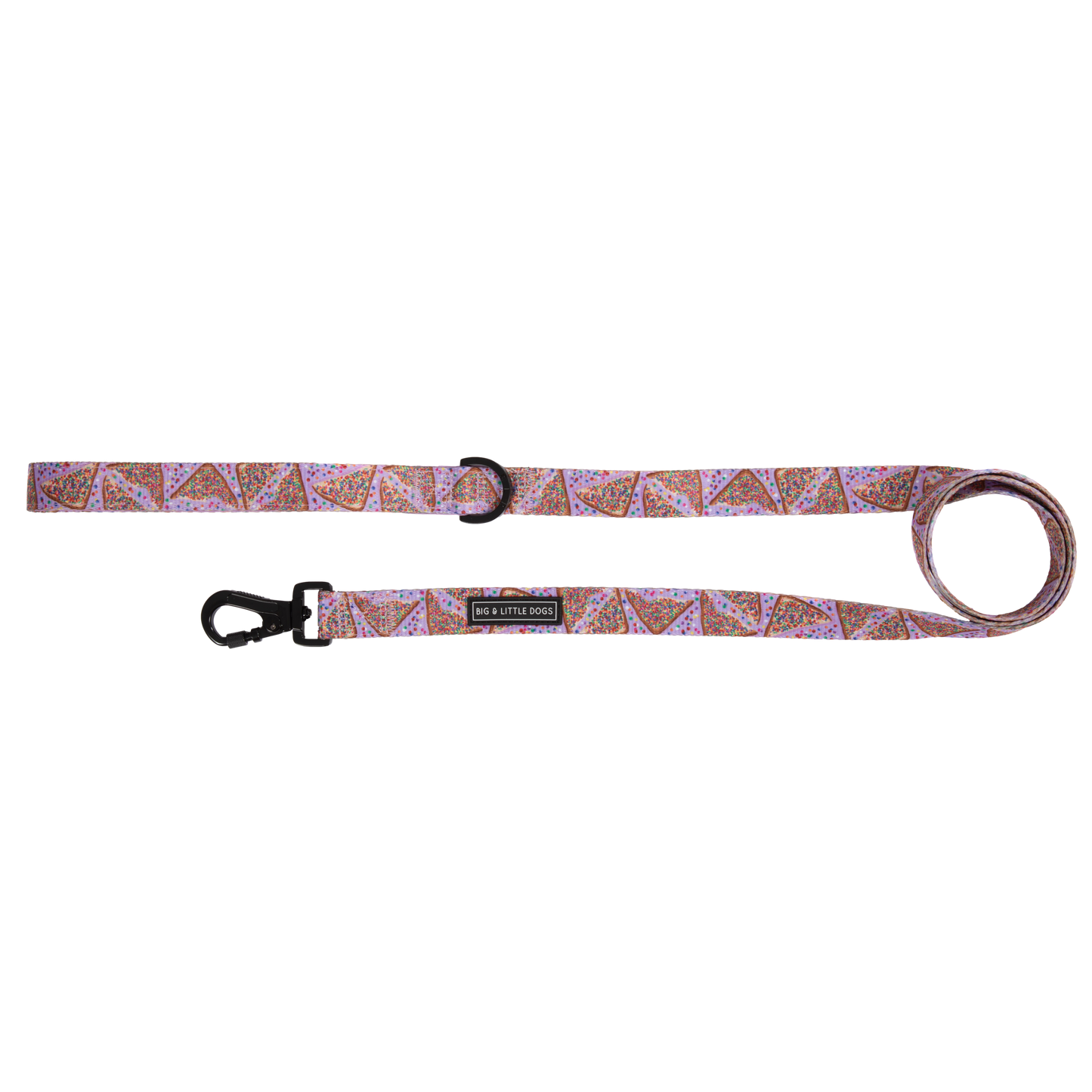 Big and Little Dogs-DOG LEASH: Purple Fairy Bread