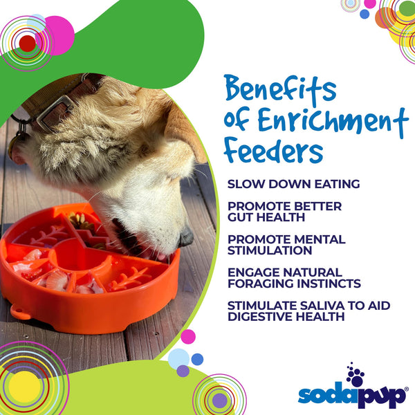 Sodapup Great Outdoors eBowl Slow Feeder Bowl For Dogs
