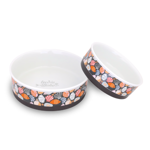 Indie Boho-Daydream Shells - Designer Dog Bowls