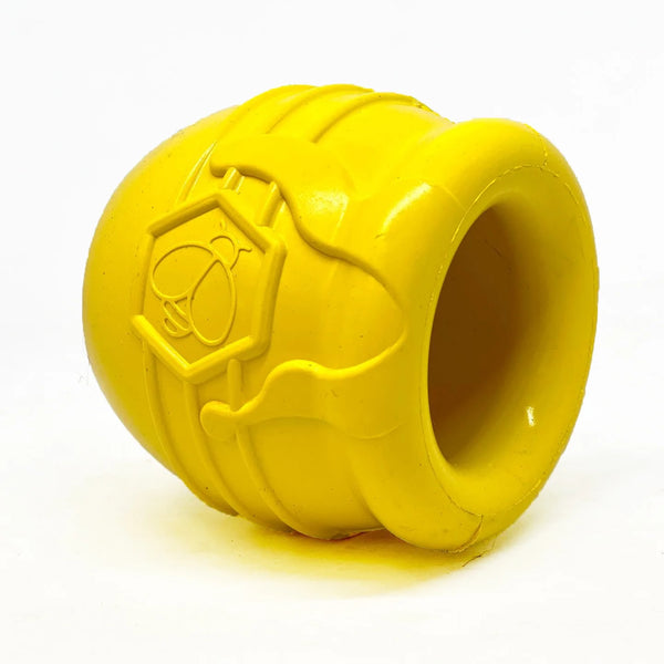 SodaPup Honey Pot Durable Treat Dispenser and Enrichment Toy.