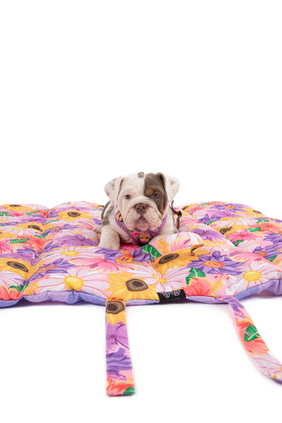 Big And Little Dogs-ON-THE-GO PET MAT: Spring Fling