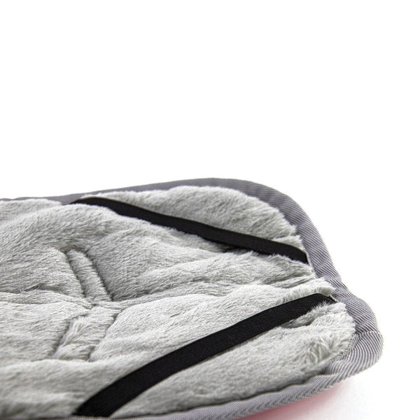 Zeez Supreme Dog Coat- Flamingo Pink/ Grey
