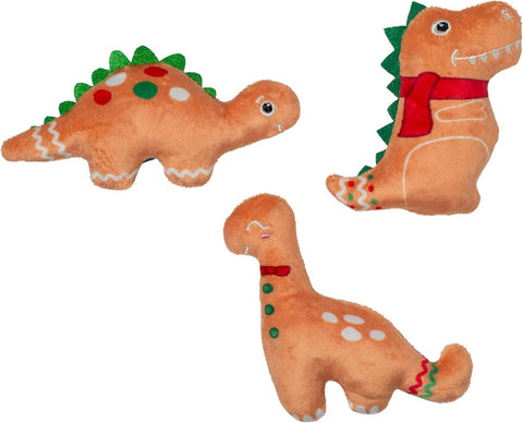 Fringe Studio- "Baking Spirits Bright" 3 Piece Christmas Dog Toy Set