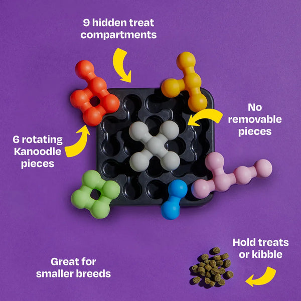 Brightkins Kanoodle Interactive Dog Puzzle Toy- Small
