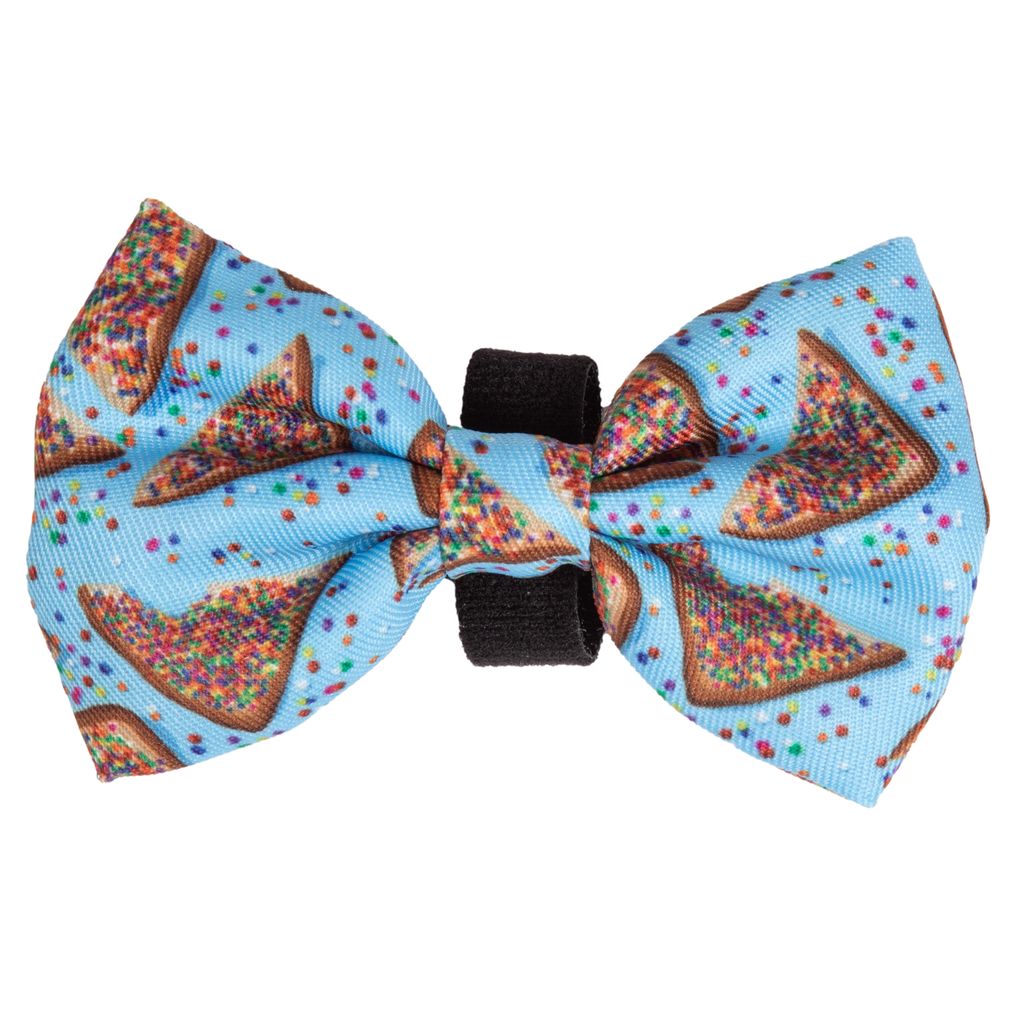 Big And Little Dogs-DOG COLLAR & BOW TIE: Blue Fairy Bread