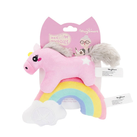HugSmart Meow Buddies Crazy Catcher Unicorn And Rainbow
