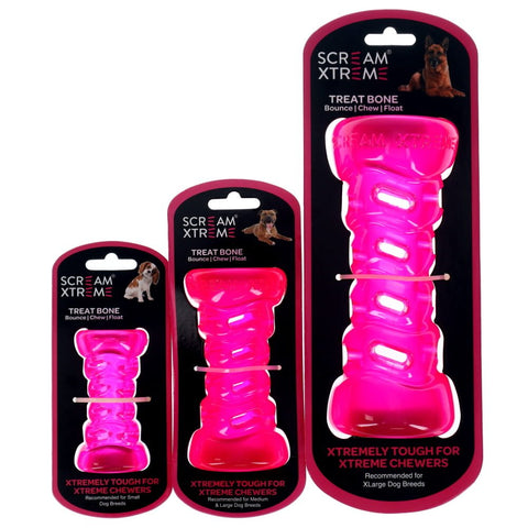 Scream Xtreme Treat Bone Loud Pink