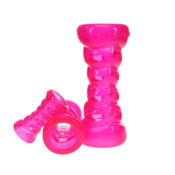 Scream Xtreme Treat Bone Loud Pink