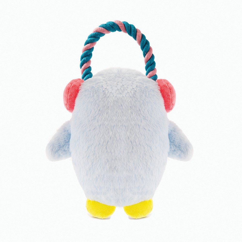 HugSmart ROPE FUNZ DOG TOY MELODY BROS PENGUIN