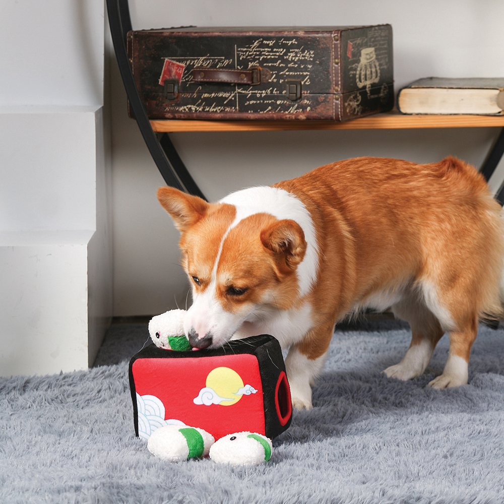 HugSmart Puzzle Hunter Dog Toy- Food Party- Japan Bento Box